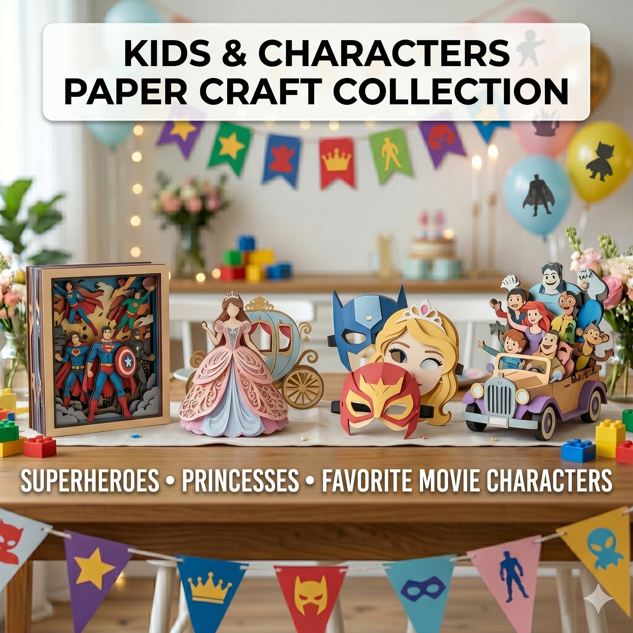 Kids & Characters Paper Craft Collection