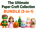 The Ultimate Paper Craft Collection BUNDLE (3-in-1)